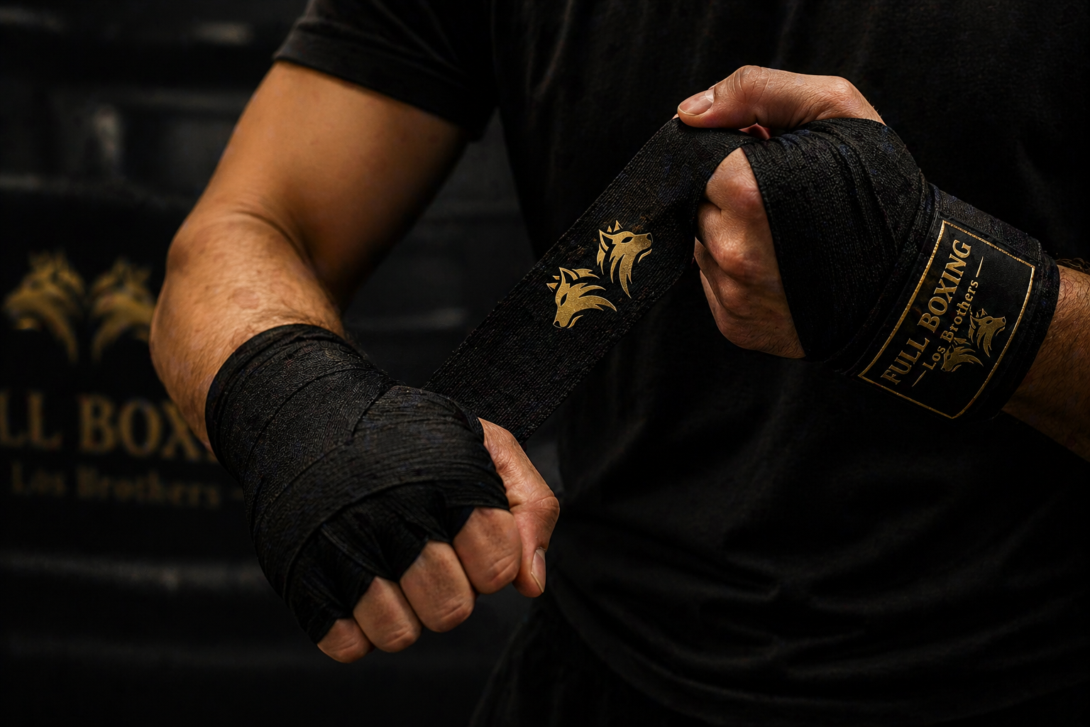 Full Boxing Gloves & Wraps